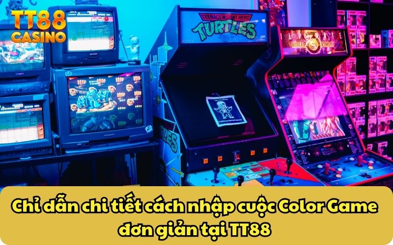 Chỉ dẫn chi tiết cách nhập cuộc Color Game đơn giản tại TT88