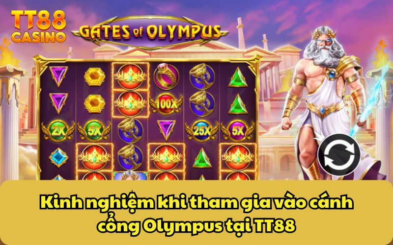 Kinh nghiệm khi tham gia vào cánh cổng Olympus tại TT88